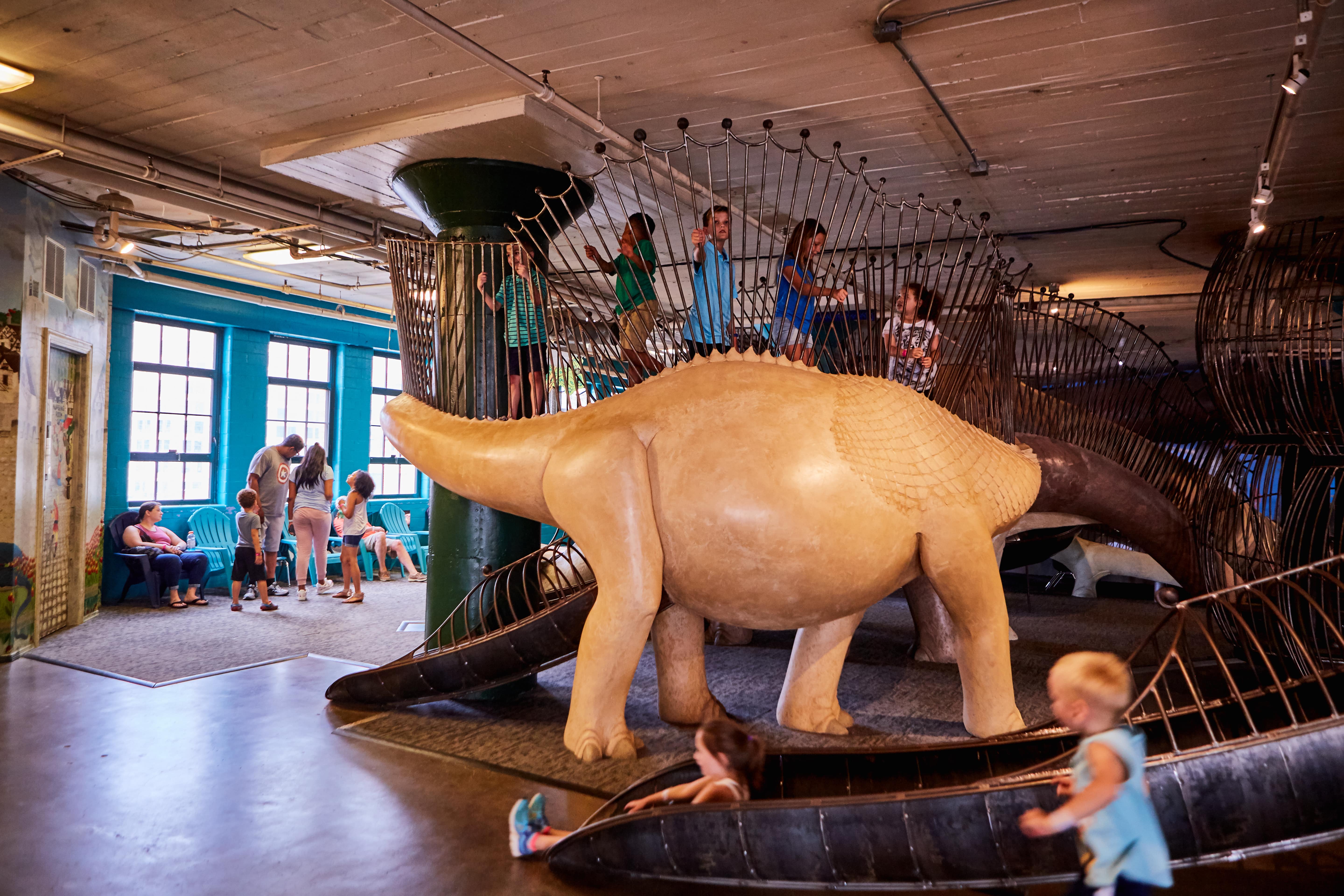 Dinosaur Inside City Museum