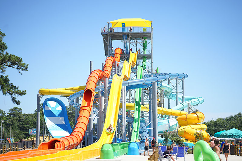 Two Large Waterslides