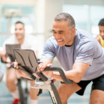 Man in Spin Class