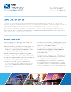 ESG Goal PDF Screenshot