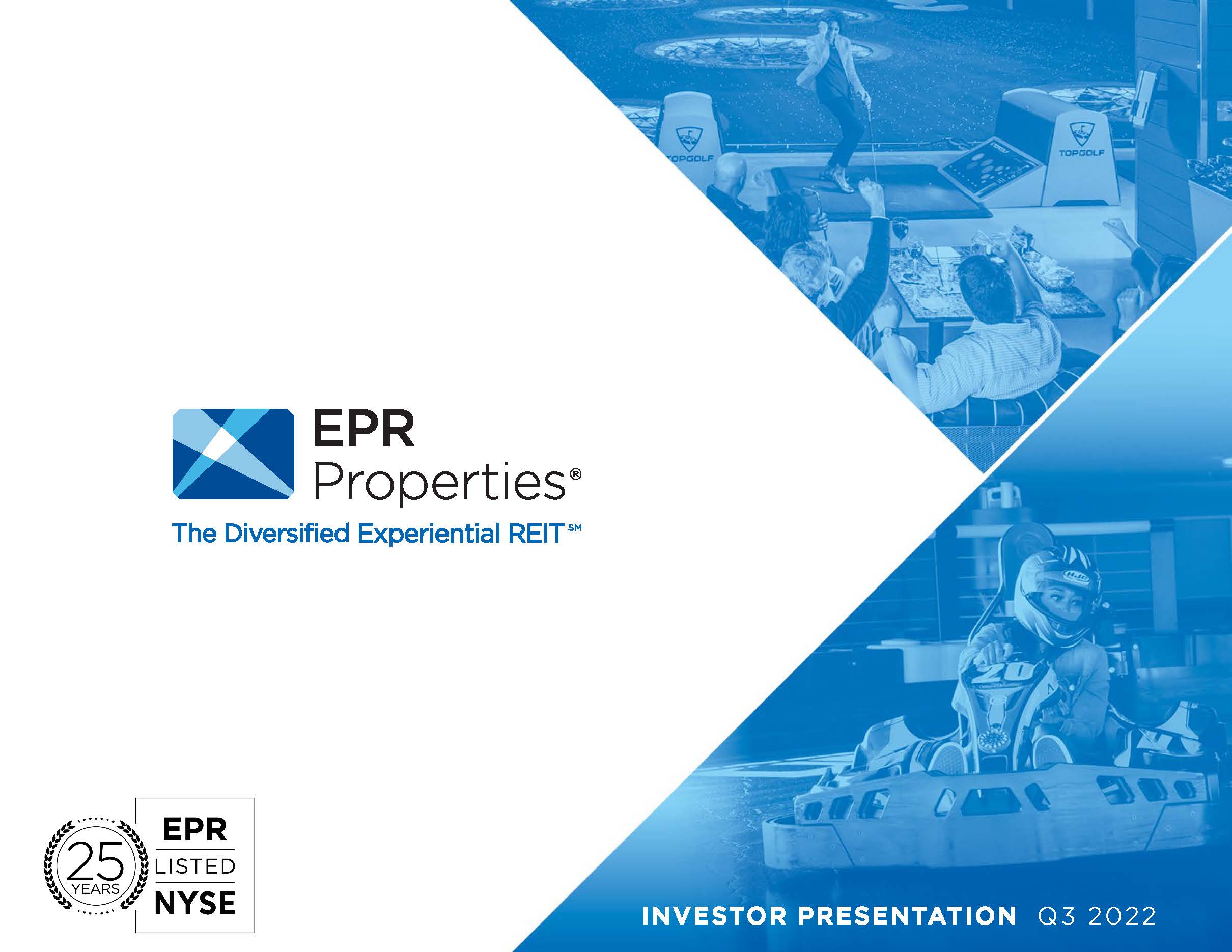 EPR Properties: The Diversified Experiential REIT